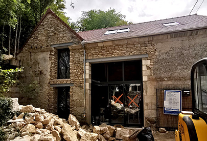 rénovation de batiment