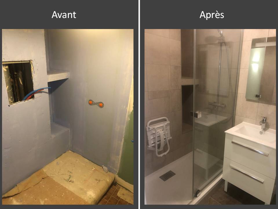Exemple réalisations - Salle d'eau
